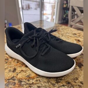Kizik Madrid Black Knit Hands Free Sneakers Womens 7 Mens 5.5